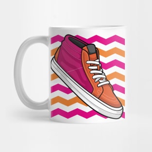 Corduroy Fuchsia Sneaker Mug